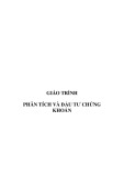 Giáo trình Phân tích và đầu tư chứng khoán Phần 1: [Thêm thông tin chi tiết nếu có để tối ưu SEO]