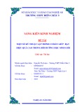 Sáng kiến kinh nghiệm THPT: Một số kỹ thuật lập trình cơ bản giúp đạt hiệu quả cao trong bồi dưỡng học sinh giỏi