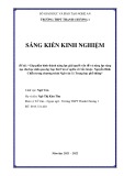 Kinh nghiệm THPT: Phát triển năng lực giải quyết vấn đề, sáng tạo cho học sinh qua dạy Văn tế nghĩa sĩ Cần Giuộc - Nguyễn Đình Chiểu (Ngữ văn 11)