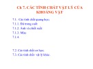 Bài giảng Tinh thể - Khoáng vật: Chương 7 của Võ Viết Văn