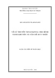 Luận án Tiến sĩ: Lý thuyết Nevanlinna cho hình vành khuyên và vấn đề duy nhất (Toán học)