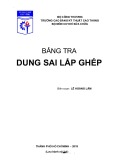 Bảng tra dung sai lắp ghép - Lê Hoàng Lâm