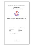 Báo cáo thực tập cơ sở ngành: Chi nhánh cảng Chùa Vẽ và Công ty cổ phần Hàng hải Seven Seas