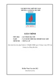 Giáo trình Sản phẩm dầu mỏ (Nghề Vận hành thiết bị chế biến dầu khí Trung cấp) - Trường Cao Đẳng Dầu Khí