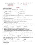 Đề kiểm tra học kì 2 môn Hình học lớp 11 - Trường THPT Lương Phú