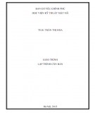 Giáo trình Lập trình căn bản Phần 2: Trần Thị Hoa (Hướng dẫn chi tiết)