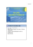 Bài giảng Nguyên lý thống kê: Chương 1 - Trường ĐH Kinh tế Quốc dân