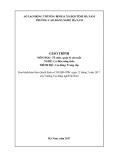 Giáo trình Tổ chức quản lý sản xuất nghề Cơ điện nông thôn - Trường Cao đẳng nghề Hà Nam (2017)