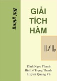 Bài giảng Giải tích hàm Đinh Ngọc Thanh, Bùi Lê Trọng Thanh, Huỳnh Quang Vũ