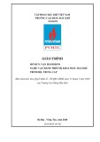 Giáo trình Vận hành bơm (Nghề: Vận hành thiết bị khai thác dầu khí - Trình độ: Trung cấp) - Trường Cao Đẳng Dầu Khí (năm 2020)