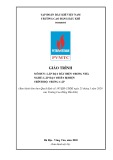 Giáo trình Lắp đặt dây điện trong nhà (2020) - Trường Cao đẳng Dầu khí (Nghề: Lắp đặt thiết bị điện - Trình độ: Trung cấp)