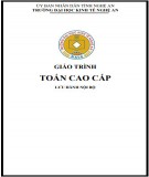 Giáo trình Toán cao cấp Phần 1 - Trường ĐH Kinh tế Nghệ An [Mới nhất]