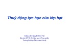 Bài giảng Quá trình thiết bị công nghệ hóa học: Chương 10 - Nguyễn Minh Tân