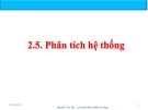 Bài giảng Lý thuyết điều khiển tự động: Chương 2.5 - TS. Nguyễn Thu Hà