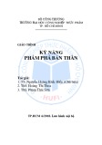 Giáo trình Kỹ năng khám phá bản thân chuẩn nhất - Trường ĐH Công nghiệp Thực phẩm TP. HCM