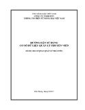 Hướng dẫn sử dụng cơ sở dữ liệu quản lý thuyền viên chuẩn nhất (dành cho cơ quan quản lý nhà nước)