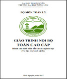 Giáo trình Toán cao cấp Phần 2: Trường Đại học Nông Lâm [FULL]
