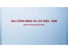 Gia công tia lửa điện EDM: Bài giảng về các phương pháp gia công tinh - Chương 8