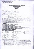 Nội dung ôn tập giữa học kì 2 lớp 9 năm 2021-2022: Trường THCS Ngọc Lâm, Hà Nội