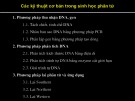 Bài giảng Di truyền học và sinh học phân tử: Các kỹ thuật cơ bản trong sinh học phân tử - Chương 6