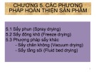 Các phương pháp hoàn thiện sản phẩm: Bài giảng Kỹ thuật thu hồi và hoàn thiện sản phẩm Chương 5