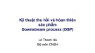 Bài giảng Kỹ thuật thu hồi và hoàn thiện sản phẩm: Chương 1 - Mở đầu
