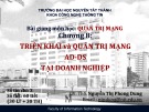 Bài giảng Quản trị mạng Chương 8: ThS. Nguyễn Thị Phong Dung (Mới nhất)