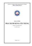 Giáo trình Phay bánh răng côn thẳng tốt nhất (Nghề: Cắt gọt kim loại) - Trường CĐ nghề Thành phố Hồ Chí Minh