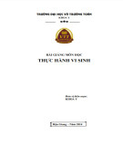 Bài giảng Thực hành Vi sinh Trường ĐH Võ Trường Toản (Năm 2014) chuẩn nhất