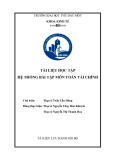 Bài tập Toán tài chính: Tài liệu học tập hệ thống - Trường ĐH Thủ Dầu Một
