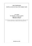 Giáo trình An toàn lao động (Nghề: Công nghệ ô tô - Trình độ: Cao đẳng) - CĐ Kỹ thuật Công nghệ Quy Nhơn