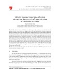Dạy học toán theo bối cảnh REACT: Tiếp cận và mô hình hóa toán học