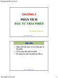 Bài giảng Đầu tư tài chính - Chương 3: Phân tích đầu tư trái phiếu