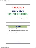 Phân tích đầu tư cổ phiếu: Bài giảng Đầu tư tài chính - Chương 4