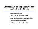Bài giảng Truyền Dữ Liệu: Chương 2.1 - ThS. Cao Văn Lợi