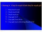 Bài giảng Truyền dữ liệu Chương 6: ThS. Cao Văn Lợi (chuẩn nhất)