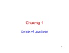 Bài giảng Công nghệ lập trình tích hợp: Chương 1 - TS. Nguyễn Quang Uy