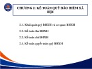 Kế toán quỹ bảo hiểm xã hội: Bài giảng Kế toán công 3 - Chương 2