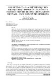 Ảnh hưởng nắm giữ tiền mặt đến hiệu quả hoạt động của công ty niêm yết trên thị trường chứng khoán Việt Nam: Mô hình động tiếp cận
