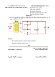 Đề thi Lắp mạch điện tử cơ bản có đáp án - Trường TCNDTNT Bắc Quang (Đề số 2)