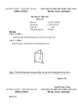 Đề thi Vẽ kỹ thuật có đáp án - Trường TCNDTNT Bắc Quang (Đề số 1) - Mới nhất