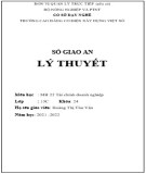Giáo án lý thuyết Thuế Trường Cao đẳng Cơ điện xây dựng Việt Xô chuẩn nhất