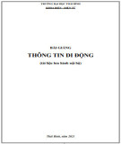 Bài giảng Thông tin di động: Phần 2 từ Đại học Thái Bình (mới nhất)