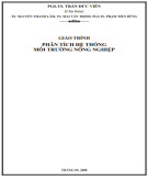Giáo trình Phân tích hệ thống môi trường nông nghiệp: Phần 2 - PGS.TS. Trần Ðức Viên