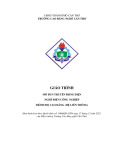 Giáo trình Truyền động điện Nghề Điện công nghiệp Cao đẳng liên thông - Trường Cao đẳng nghề Cần Thơ