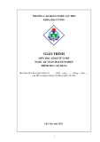 Giáo trình Kinh tế vi mô Kế toán doanh nghiệp Cao đẳng - Trường Cao đẳng nghề Cần Thơ