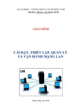 Giáo trình Cài Đặt, Thiết Lập, Quản Lý và Vận Hành Mạng LAN Chuẩn Nhất - Trường Trung Cấp Tháp Mười