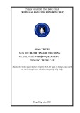 Giáo trình Hành vi người tiêu dùng Nghiệp vụ bán hàng Trung cấp - Trường Cao đẳng Cộng đồng Đồng Tháp (2020)