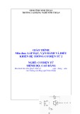 Giáo trình Lắp đặt, Vận hành và Điều khiển Hệ thống Cơ Điện Tử 2 (Nghề Cơ Điện Tử, Trình độ Cao đẳng) - Trường Cao Đẳng Nghề Ninh Thuận
