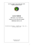 Giáo trình Luật Kinh tế (2022) - Nghề Kế toán Doanh nghiệp Trung cấp - Trường Cao đẳng Cơ giới